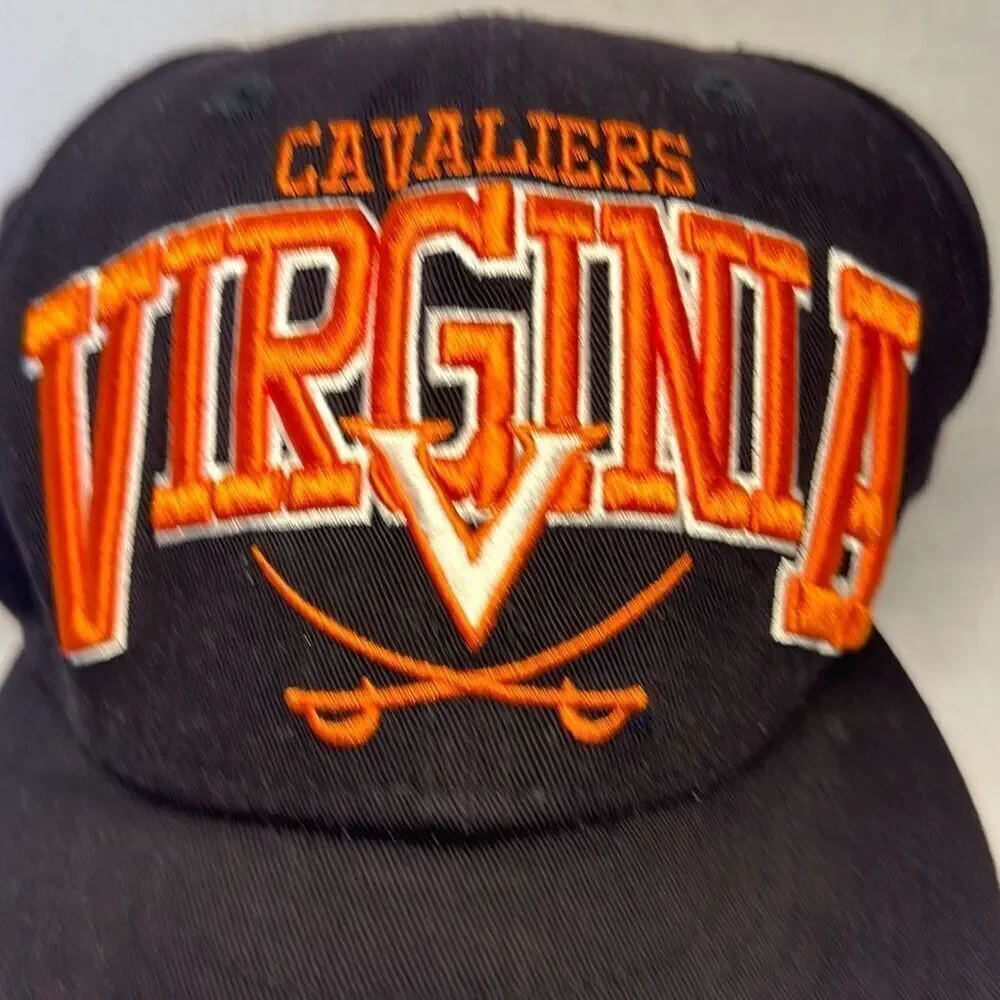 New Era Virginia Cavaliers Hat Cap SnapBack Blue Orange‎